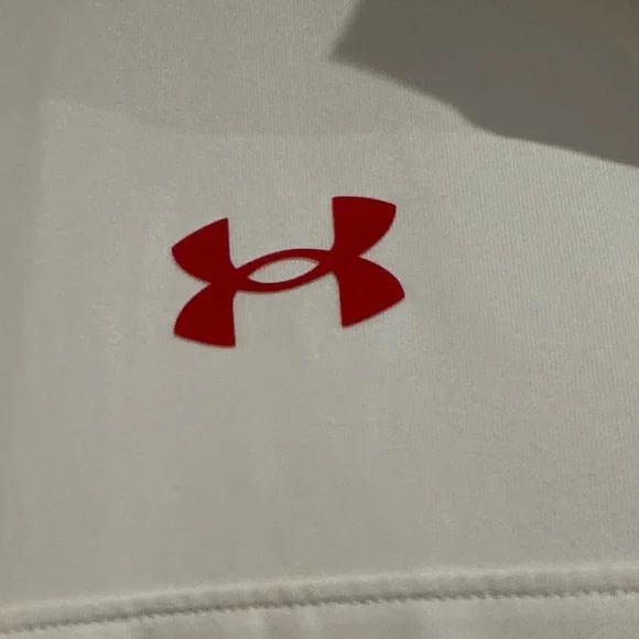Under Armour White Long Sleeve Shirt-BADGERS - Picture 5 of 7